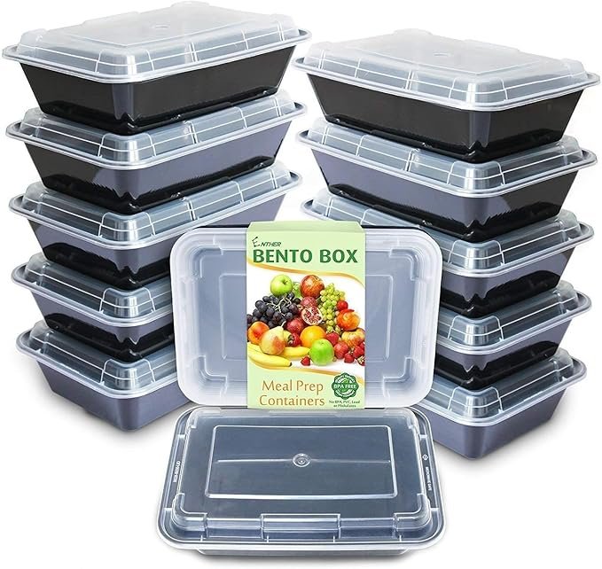 stackable meal prep containers system