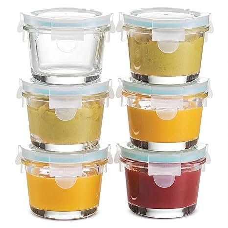space saving glass food containers rectangular stack
