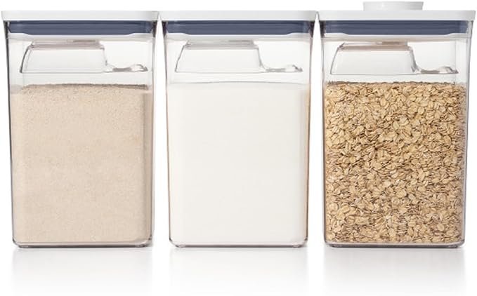 best containers for flour and sugar storage in modern pantry
