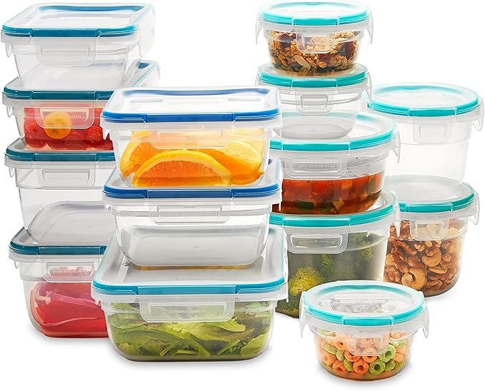 Snapware stackable glass food storage containers kitchen organization