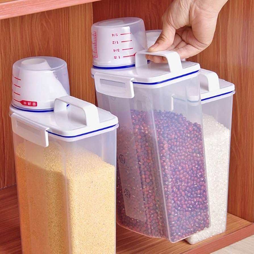 moisture proof container for flour and sugar storage