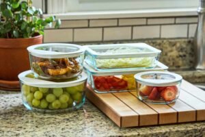 best leak proof food storage containers glass with locking lids for daily use