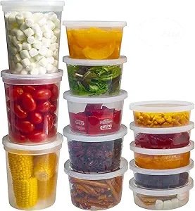 durahome deli containers bulk plastic same lid system stackable