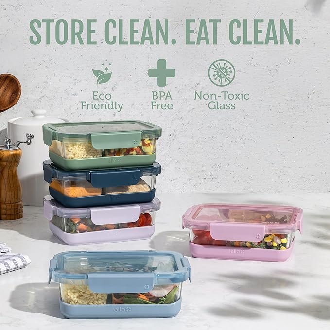 container with slight discoloration after use