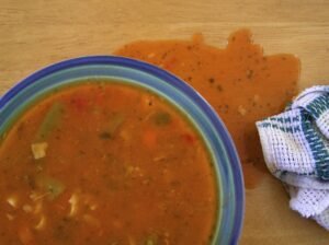 why do food containers leak even when closed with visible spill in bag